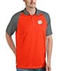 Color:Clemson Tigers Mango - Image 1 - NCAA Nova Short-Sleeve Polo Shirt