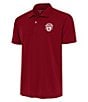 Antigua NCAA Oklahoma Sooners 2024 Women's College World Series National Champions Tribute Short Sleeve Polo Shirt, Color:Cardinal Red - Image 1