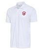 Antigua NCAA Oklahoma Sooners 2024 Women's College World Series National Champions Tribute Short Sleeve Polo Shirt, Color:White - Image 1