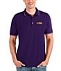 Color:LSU Tigers Dark Purple - Image 1 - NCAA SEC Affluent Short-Sleeve Polo Shirt
