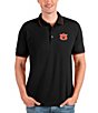 Color:Auburn Tigers Black/Mango - Image 1 - NCAA SEC Affluent Short-Sleeve Polo Shirt