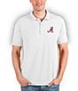Color:Alabama Crimson Tide White - Image 1 - NCAA SEC Affluent Short-Sleeve Polo Shirt