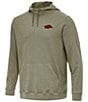 Antigua NCAA SEC Cloud Hoodie, Color:Arkansas Razorbacks Burnt Olive - Image 1