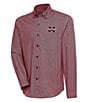 Color:Mississippi State Bulldogs Maroon - Image 1 - NCAA SEC Compression Long Sleeve Woven Shirt