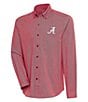 Color:Alabama Crimson Tide Cardinal Red - Image 1 - NCAA SEC Compression Long Sleeve Woven Shirt