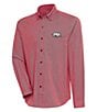 Color:Arkansas Razorbacks Cardinal Red - Image 1 - NCAA SEC Compression Long Sleeve Woven Shirt