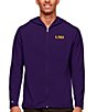 Color:LSU Tigers Dark Purple - Image 1 - NCAA SEC Legacy Full-Zip Hoodie