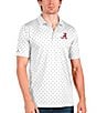 Color:Alabama Crimson Tide White - Image 1 - NCAA SEC Spark Short-Sleeve Polo Shirt