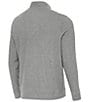 Antigua NCAA SEC Subtle Quarter-Zip Pullover, Color:Auburn Tigers Grey Heather - Image 2