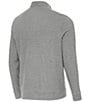 Antigua NCAA SEC Subtle Quarter-Zip Pullover, Color:Arkansas Razorbacks Grey Heather - Image 2