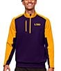 Color:LSU Tigers Dark Purple/Gold - Image 1 - NCAA SEC Team Quarter-Zip Pullover