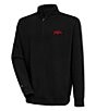 Antigua NCAA SEC Victory Quarter-Zip Pullover, Color:Arkansas Razorbacks Black - Image 1