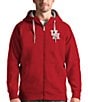 Color:Houston Cougars Red - Image 1 - NCAA Victory Full-Zip Hooded Jacket