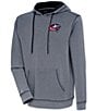 Color:Columbus Blue Jackets Navy/White - Image 1 - NHL Eastern Conference Axe Bunker Hoodie