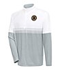 Color:Boston Bruins Grey Heather - Image 1 - NHL Eastern Conference Bender Quarter-Zip Pullover