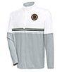 Color:Boston Bruins Black - Image 1 - NHL Eastern Conference Bender Quarter-Zip Pullover