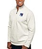 Color:New York Rangers Oatmeal - Image 1 - NHL Eastern Conference Gambit Quarter-Zip Pullover