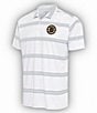 Color:Boston Bruins Dark Grey - Image 1 - NHL Eastern Conference Groove Short-Sleeve Polo Shirt
