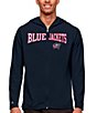Color:Columbus Blue Jackets Navy - Image 1 - NHL Eastern Conference Legacy Full-Zip Hoodie Jacket