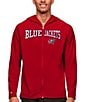 Color:Columbus Blue Jackets Dark Red - Image 1 - NHL Eastern Conference Legacy Full-Zip Hoodie Jacket