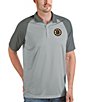 Color:Boston Bruins Silver/Steel - Image 1 - NHL Eastern Conference Nova Short-Sleeve Colorblock Polo Shirt