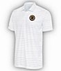 Color:Boston Bruins Dark Grey - Image 1 - NHL Eastern Conference Ryder Short Sleeve Polo Shirt