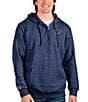 Color:St Louis Blues Navy - Image 1 - NHL Western Conference Action Quarter-Zip Hoodie