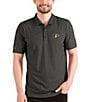 Color:Anaheim Ducks Black Heather/Silver - Image 1 - NHL Western Conference Esteem Short-Sleeve Polo Shirt