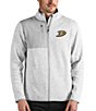 Color:Anaheim Ducks Light Grey - Image 1 - NHL Western Conference Fortune Full-Zip Jacket