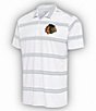 Color:Chicago Blackhawks Dark Grey - Image 1 - NHL Western Conference Groove Short-Sleeve Polo Shirt