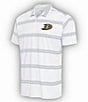 Color:Anaheim Ducks Dark Grey - Image 1 - NHL Western Conference Groove Short-Sleeve Polo Shirt
