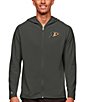Color:Anaheim Ducks Carbon - Image 1 - NHL Western Conference Legacy Full-Zip Hoodie