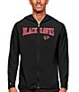 Color:Chicago Blackhawks Black - Image 1 - NHL Western Conference Legacy Full-Zip Hoodie Jacket