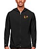 Color:Chicago Blackhawks Black - Image 1 - NHL Western Conference Legacy Full-Zip Hoodie