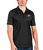 Color:Anaheim Ducks Black Multi - Image 1 - NHL Western Conference Spark Short-Sleeve Polo Shirt