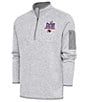 Color:Light Gray Heather - Image 1 - Super Bowl LVIII Kansas City Chiefs Champions Fortune Quarter-Zip Pullover