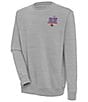 Color:Grey Heather - Image 1 - Super Bowl LVIII Kansas City Chiefs Champions Victory Crew Brushed Back Fleece Sweatshirt