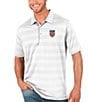 Color:White - Image 1 - USA Soccer Compass Short-Sleeve Polo Shirt