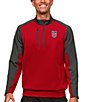 Color:Dark Red - Image 1 - USA Soccer Team Quarter-Zip Pullover