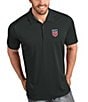 Color:Smoke - Image 1 - USA Soccer Tribute Short-Sleeve Polo Shirt