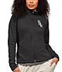 Color:Chicago White Sox Black - Image 1 - Women's MLB American League Course Jacket