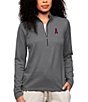 Color:Los Angeles Angels Charcoal - Image 1 - Women's MLB American League Epic Quarter Zip Pullover