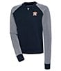 Color:Houston Astros Navy/White - Image 1 - Women's MLB American League Flier Bunker Sweatshirt