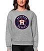 Color:Houston Astros Dark Grey - Image 1 - Women's MLB American League Sweatshirt