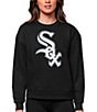 Color:Chicago White Sox Black - Image 1 - Women's MLB American League Sweatshirt