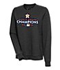 Color:Houston Astros Black - Image 1 - Women's MLB Houston Astros 2022 World Series Champions Action Crew Sweatshirt