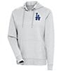 Color:Los Angeles Dodgers Light Grey - Image 1 - Women's MLB National League Action Hoodie