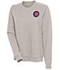 Color:Chicago Cubs Oatmeal - Image 1 - Women's MLB National League Action Sweatshirt