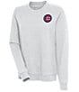 Color:Chicago Cubs Light Grey - Image 1 - Women's MLB National League Action Sweatshirt