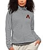 Color:Arizona Diamondbacks Grey - Image 1 - Women's MLB National League Course Jacket